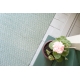 Strand vinyl rug, green