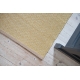 Strand vinyl rug, mustard