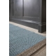 Shade vinyl rug, blue