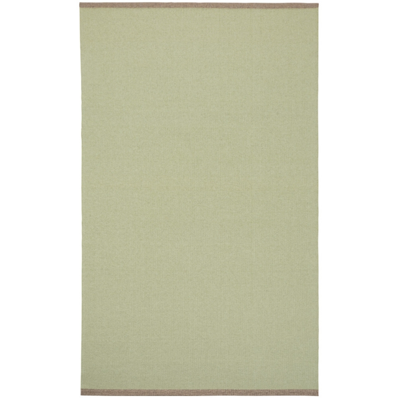 Shade vinyl rug, green