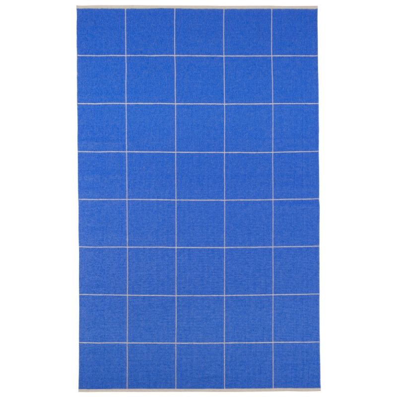 Ruth vinyl rug, cobalt