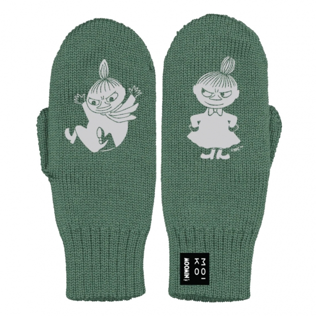 The Unstoppable Little My Merino Mittens, sage