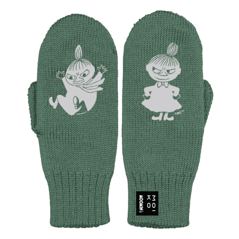 The Unstoppable Little My Merino Mittens, sage