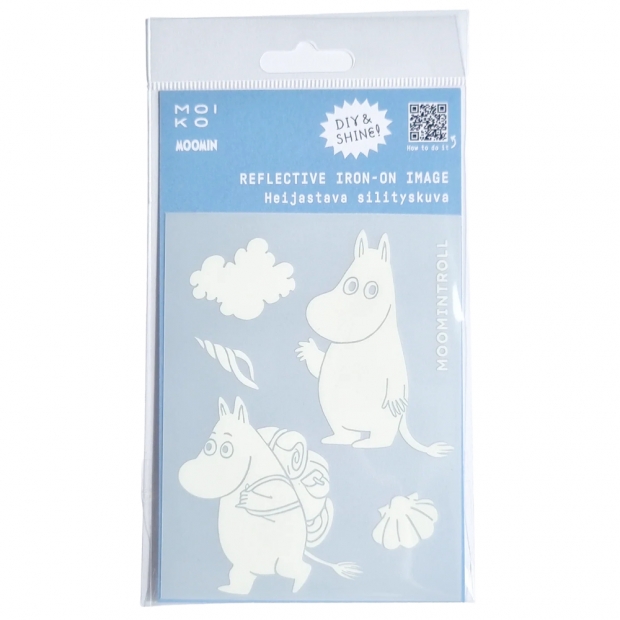 Reflexné nažehľovacie obrázky Moomin