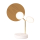 Ballon table lamp, white / oak