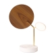 Ballon table lamp, white / walnut