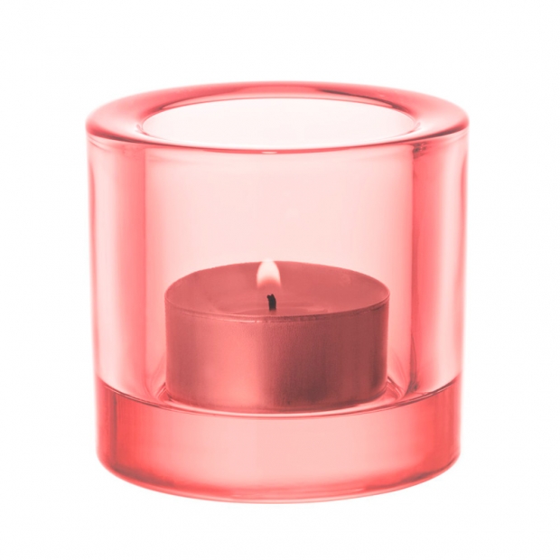 Kivi candlestick, salmon