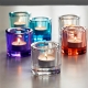 Kivi tealight holder, clear