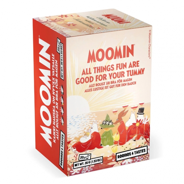 Rooibos čaj Moomin All Things Fun Are Good For Your Tummy, 20 sáčkov