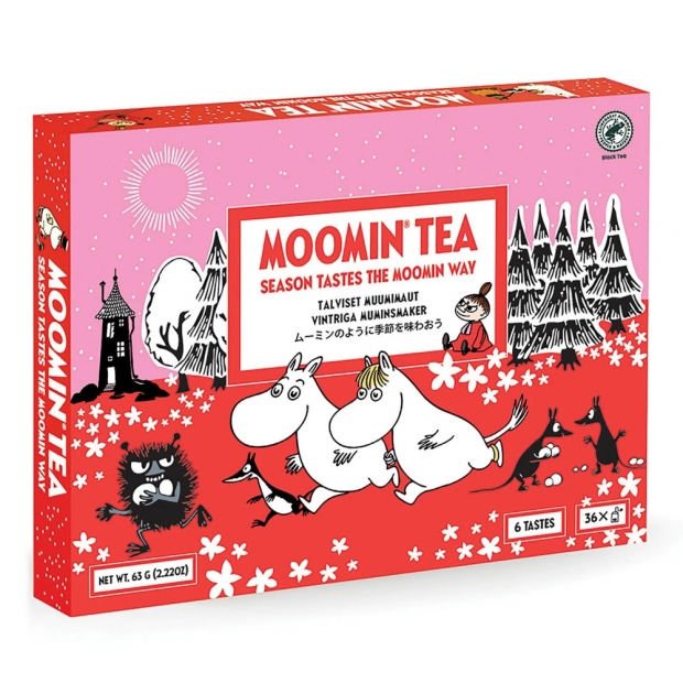 Set černých čajů Seasons Tastes the Moomin Way, 36 sáčků