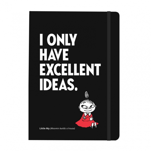 Moomin I only have excellent ideas notebook
