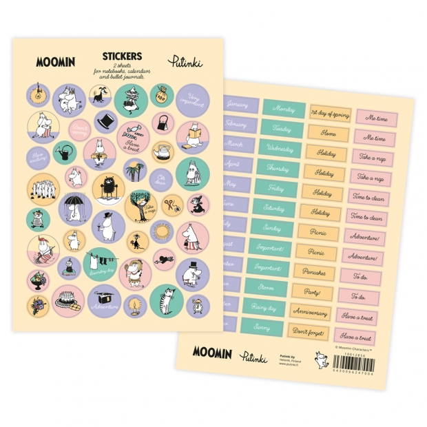 Set samolepiek Moomin Bujo, 2ks