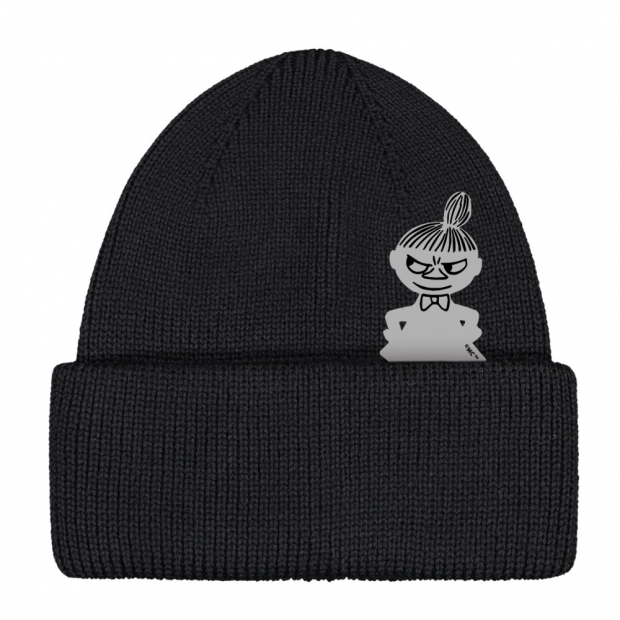 Moomin Little My hat, black / reflective