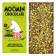 Bio čokoláda Moominmamma 41% / pistácie a morská soľ
