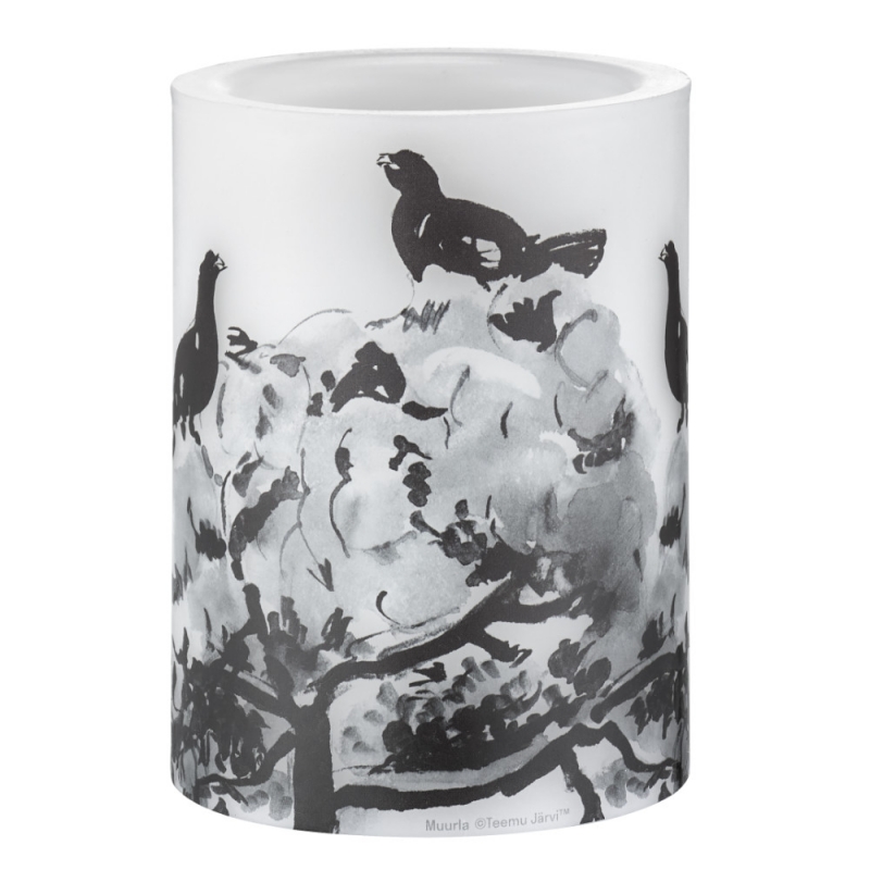 LED candle Winter Capercaillie 10cm