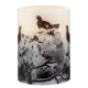 LED candle Winter Capercaillie 10cm