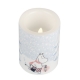 LED candle Moomin Let it snow 10cm