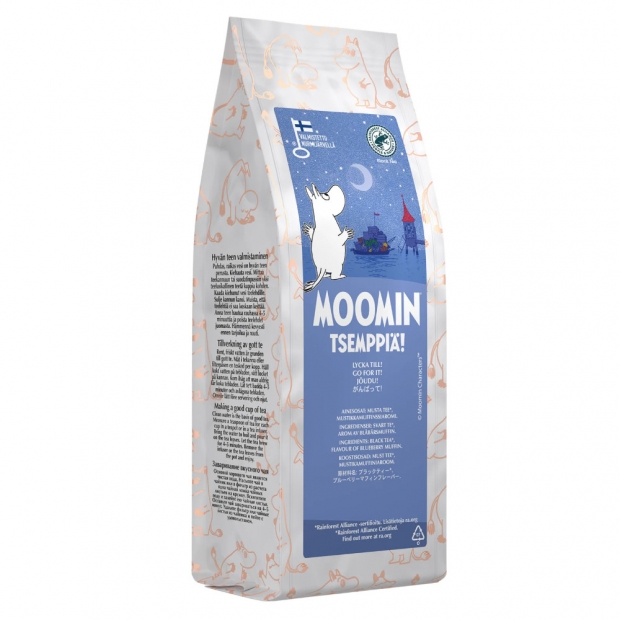 Loose black tea Moomin Go for it! 80g / blueberry muffin