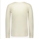 Silk and merino wool T-shirt, long sleeve / white