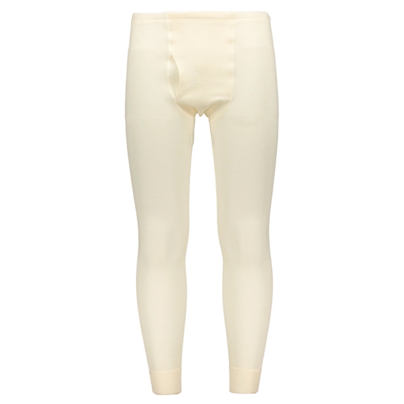 Men's silk and merino wool Underpants, white