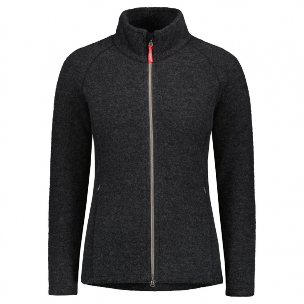 Dámská merino bunda, fleece / antracitová