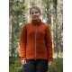 Women's merino fleece jacket, cloudberry