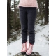 Women's merino pants, fleece / anthracite