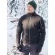 Men's merino fleece jacket, anthracite
