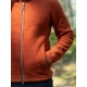 Men's merino fleece jacket, cloudberry