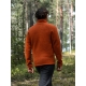 Men's merino fleece jacket, cloudberry