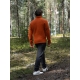 Pánská merino bunda, fleece / oranžová cloudberry