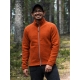 Pánská merino bunda, fleece / oranžová cloudberry