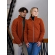 Men's merino fleece jacket, cloudberry