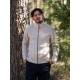 Men's merino fleece jacket, dune