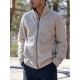 Men's merino fleece jacket, dune