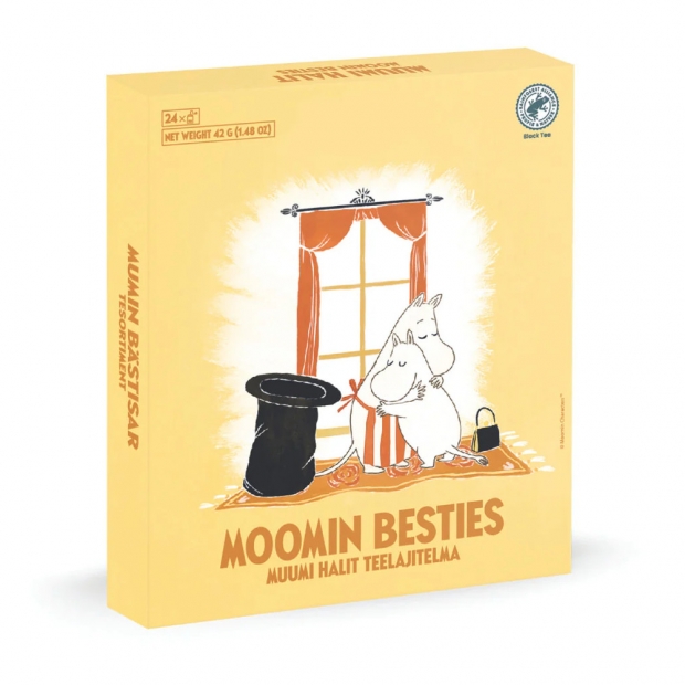 Set černých čajů Moomin Besties, 24 sáčků