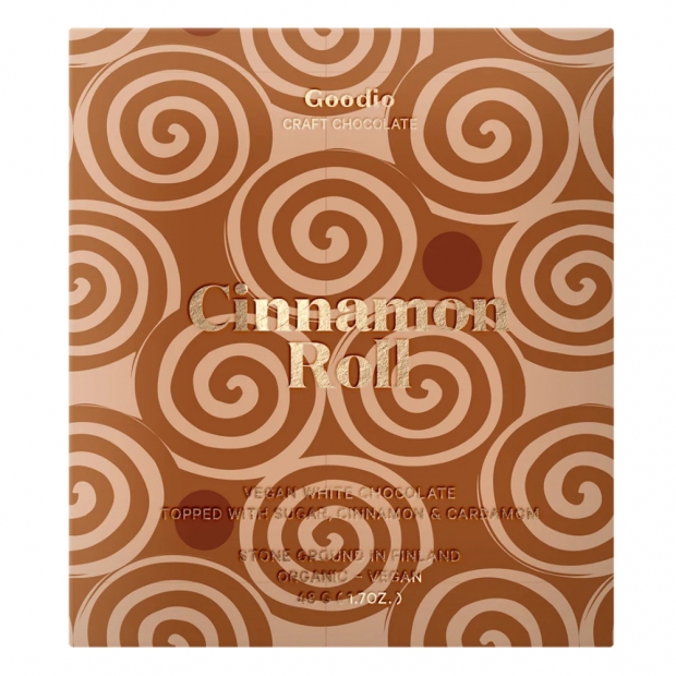 Organic white chocolate Cinnamon Roll / bean-to-bar