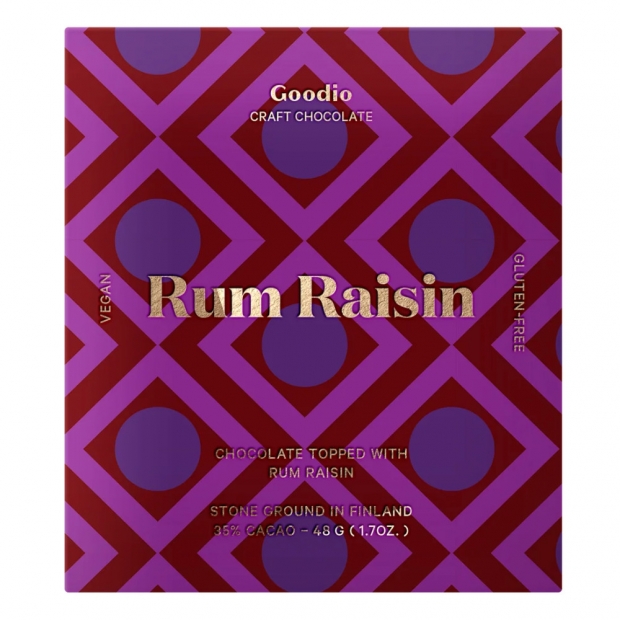 Chocolate Rum Raisin 35% / bean-to-bar