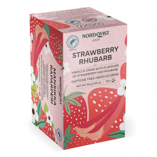 Strawberry Rhubarb tea, 20 bags