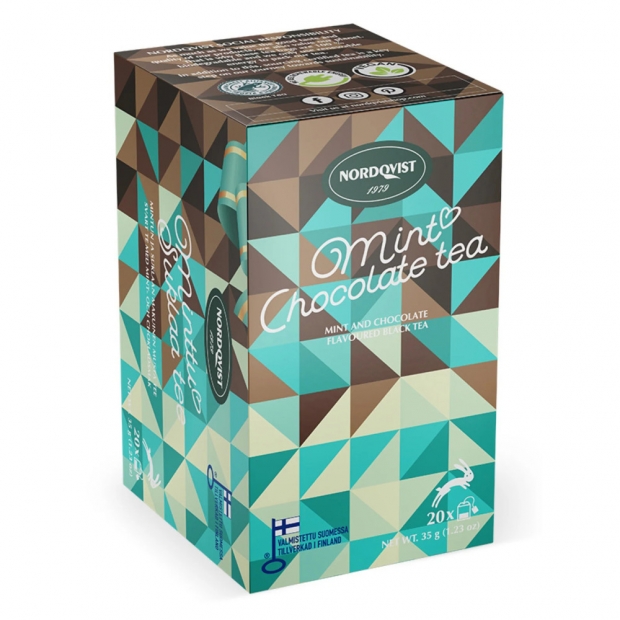 Čierny čaj Mint Chocolate, 20 sáčkov