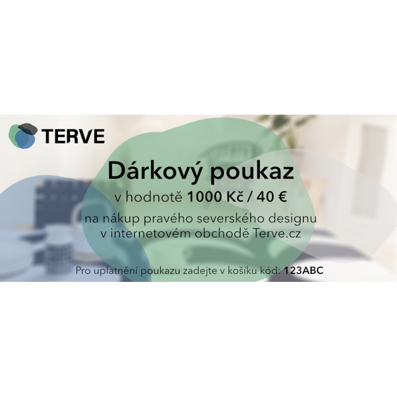 Dárkový poukaz na 1000 Kč