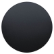 Okrúhle prestieranie, recyklovaná koža / čierne