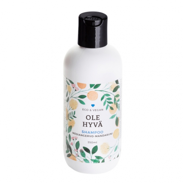Shampoo Ole Hyvä 350ml, meadowsweet-tangerine
