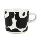 Oiva Unikko mug 0.2l, black-white