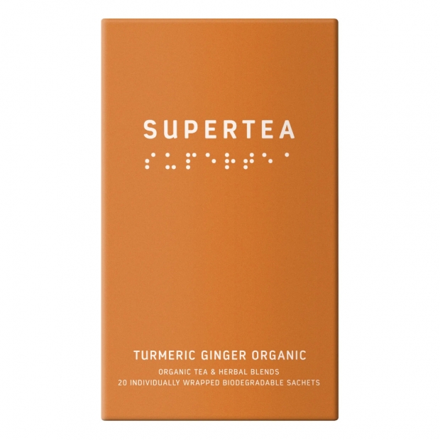 Bio bylinkový čaj Turmeric Ginger SUPERTEA, 20 sáčkov