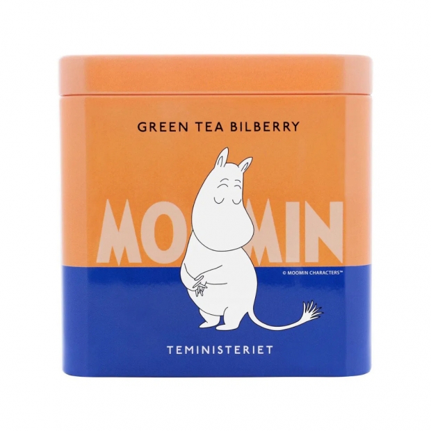 Loose green tea Moomin Bilberry, 100g