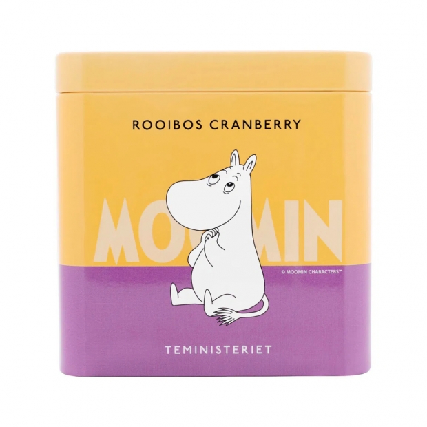 Sypaný rooibos čaj Moomin Cranberry, 100g / brusnica