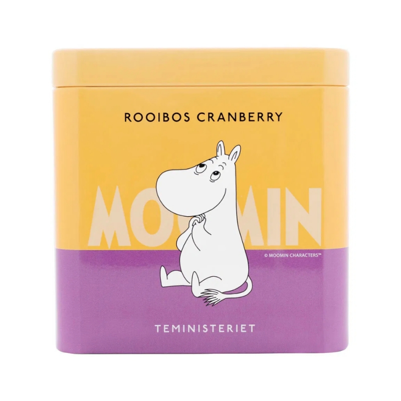 Sypaný rooibos čaj Moomin Cranberry, 100g / brusnica