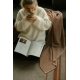 Merino blanket Koli 150x170, beige-cinnamon