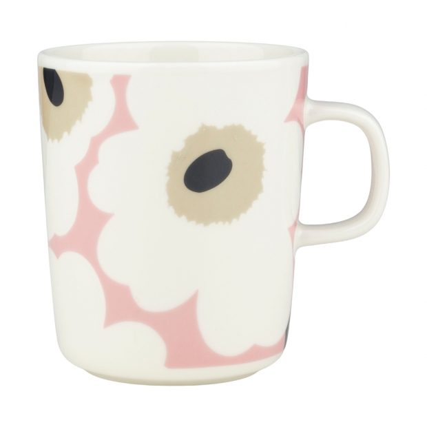 Oiva Unikko mug 0.25l, pink-beige